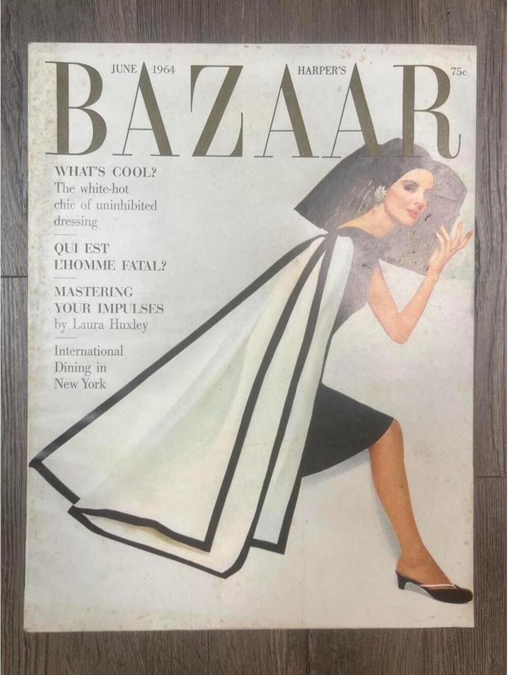Original June 1964 US edition of Harper's Bazaar.